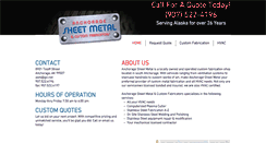 Desktop Screenshot of anchoragesheetmetal.com